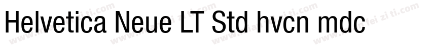 Helvetica Neue LT Std hvcn mdcn字体转换